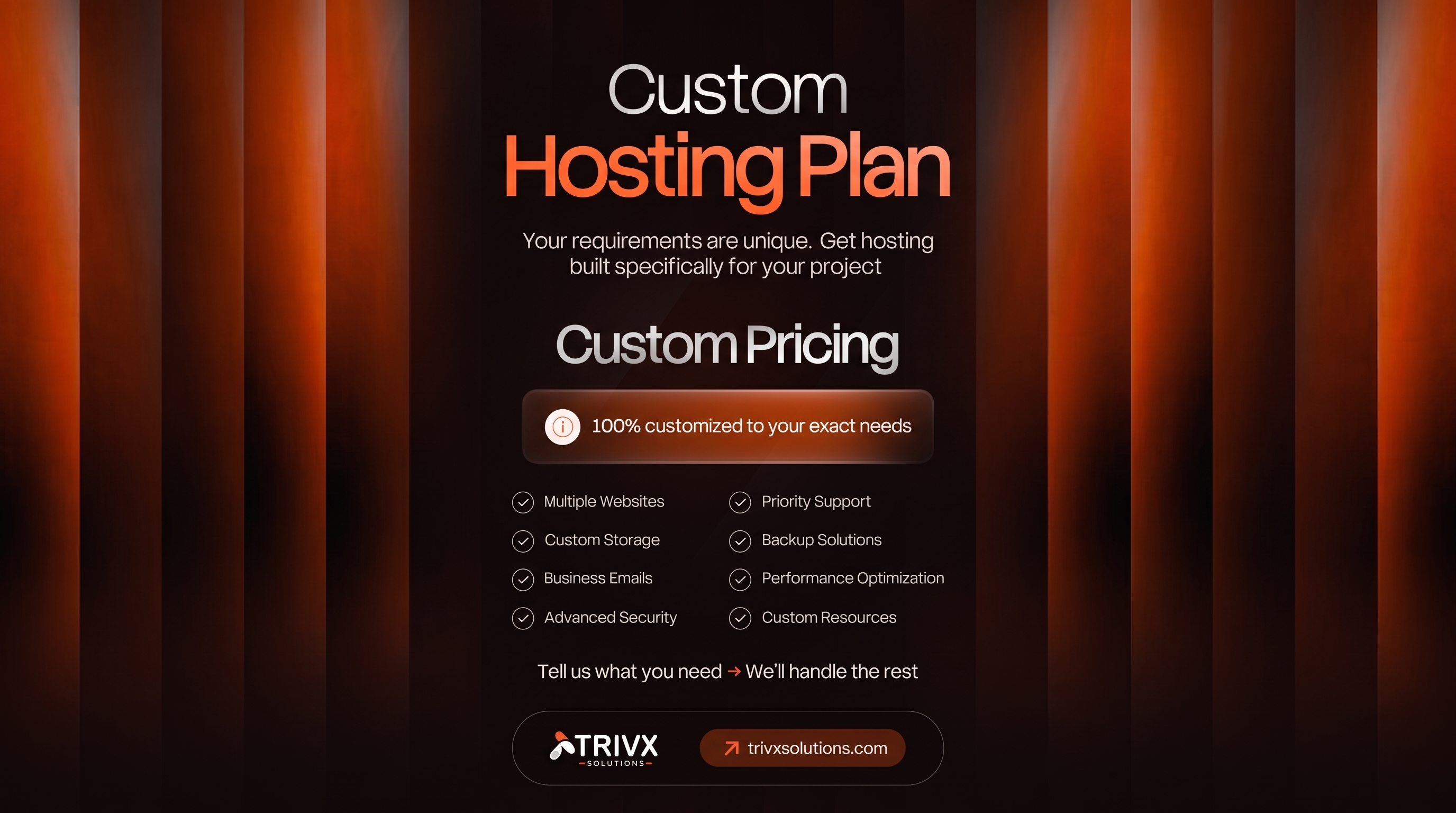 Custom Hosting Plan